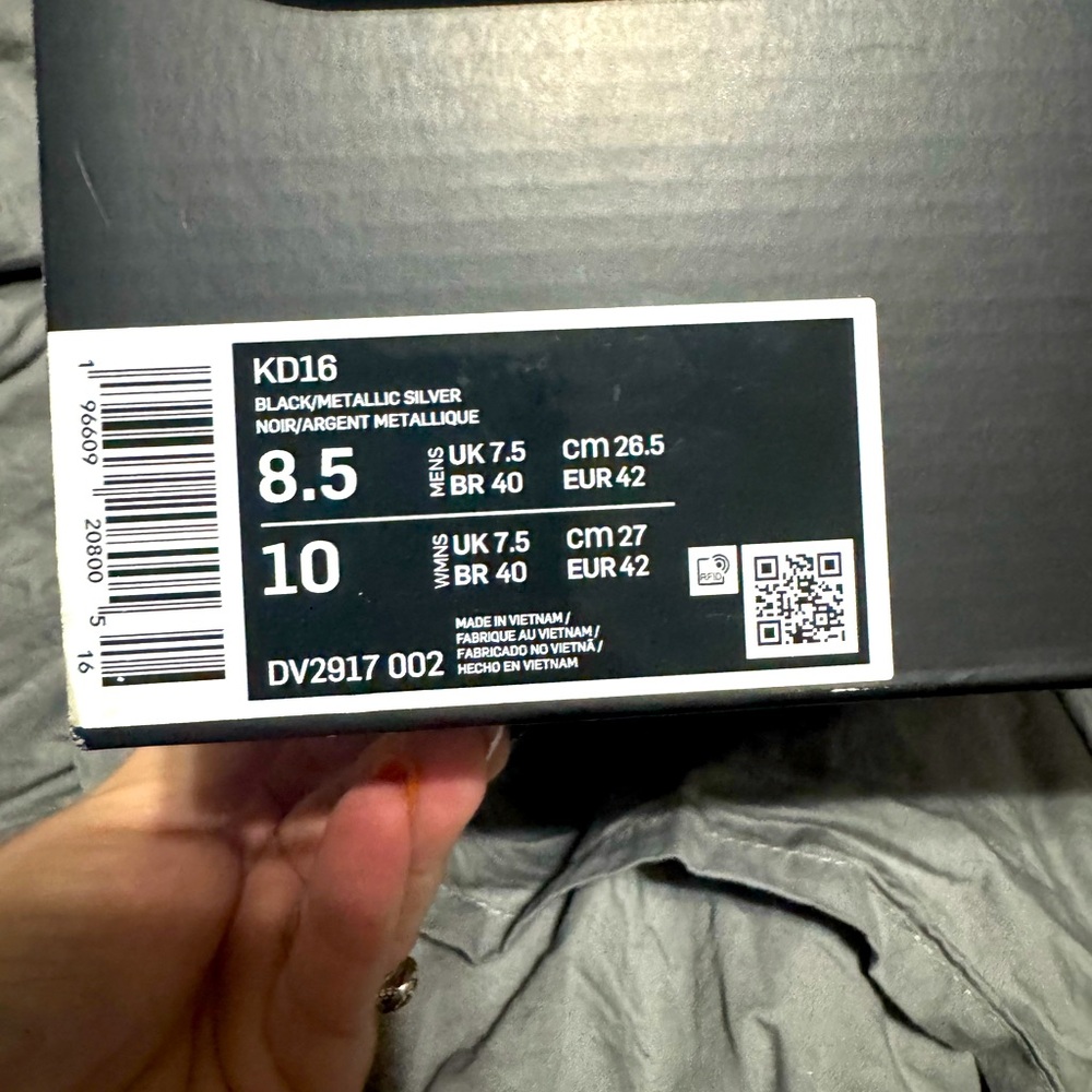 Kd 16, size 8.5